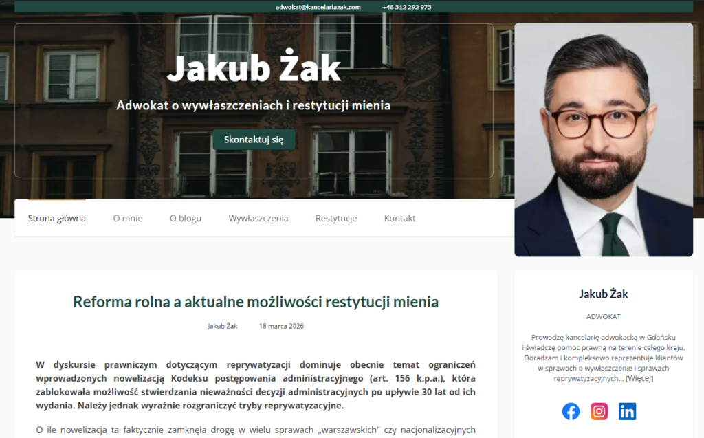 Blog Jakub Żak. Specustawa drogowa